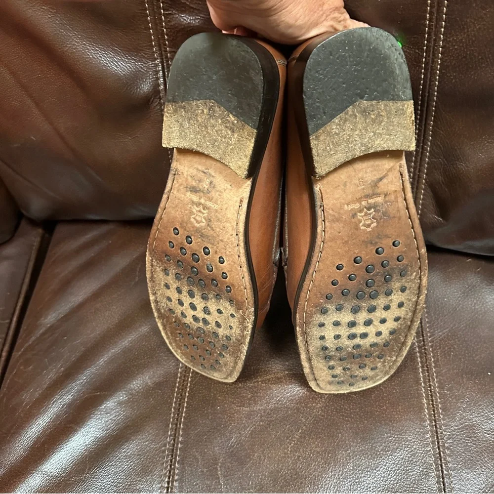Saks Fifth Avenue Collection Size US 9 Men Brown Leather Loafers‎